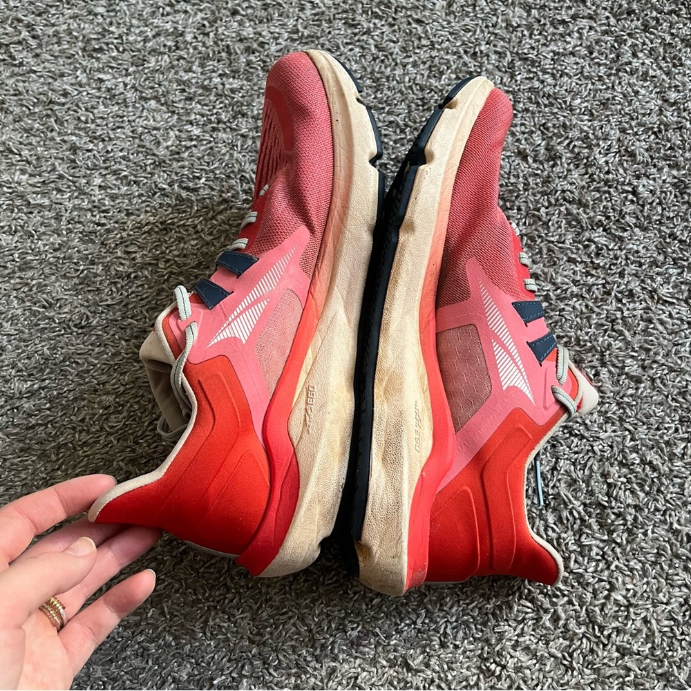 Women's Altra Provision 6 Running Shoes Orange / Red Size 10.5 Walking Sneakers - Picture 9 of 10